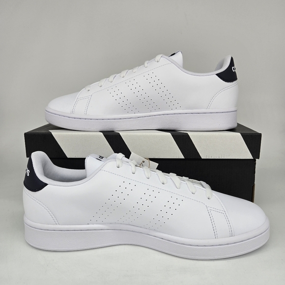 New Adidas Advantage \'White Legend Ink\' Men\'s Tennis Shoes Size 11 main image 4